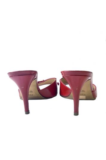 FENDI RED LOGO PEEPTOES