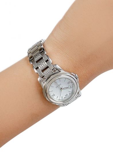 FENDI SILVER CLASSIC ANALOG DISPLAY WATCH