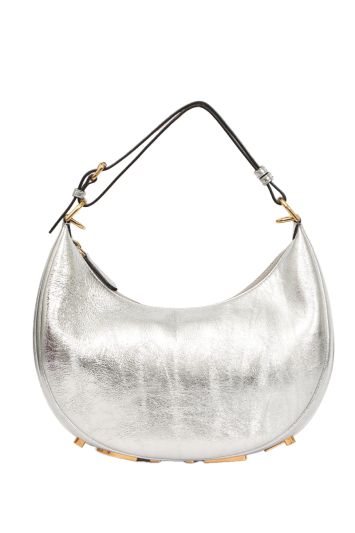 Fendi Silver Fendigraphy Hobo Medium Shoulder Bag