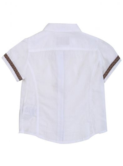 FENDI WHITE FENDI CLASSIC SHIRT