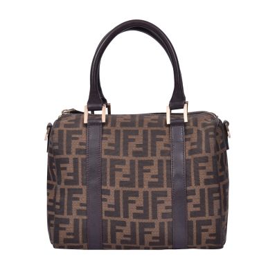 FENDI ZUCCA BOSTON BAG
