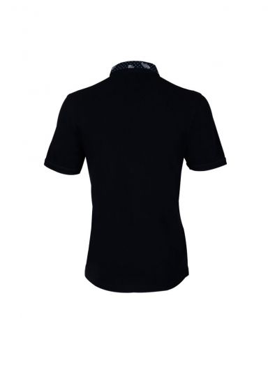 FRED PERRY BLACK PAISLEY PRINT T SHIRT