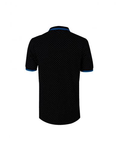 FRED PERRY BLACK POLKA DOTS T SHIRT