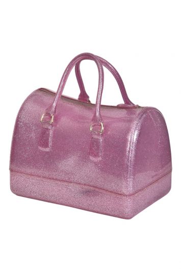 Furla Glitter Pink Jelly Bag