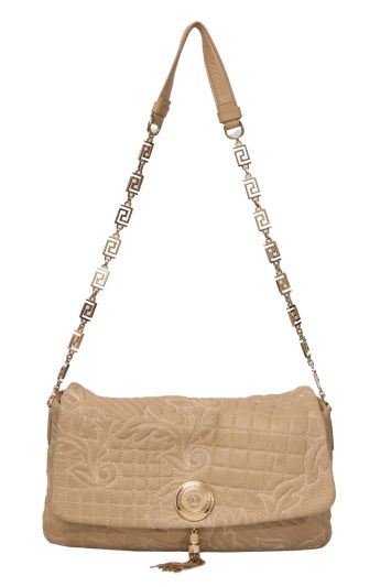 GIANNI VERSACE VANITAS MEDEA QUILTED BAROCCO BAG