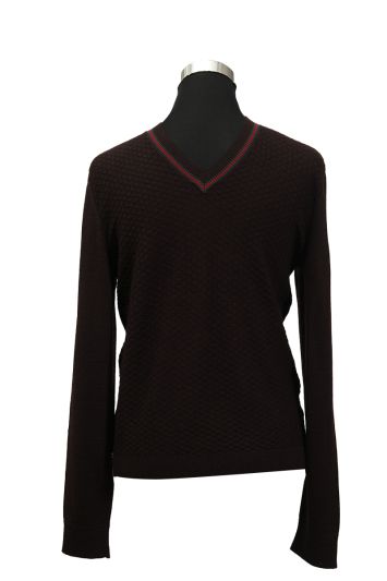  Gucci XS/S Web V-Neck Sweater