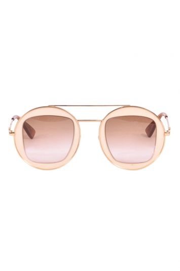 Gucci 0105S Round Aviator Sunglasses