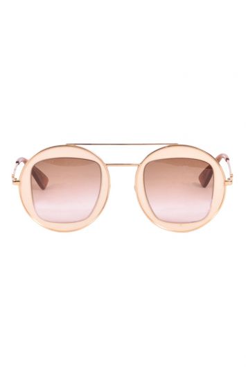 Gucci 0105S Round Aviator Sunglasses