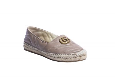 Gucci Beige Leather  Espadrilles