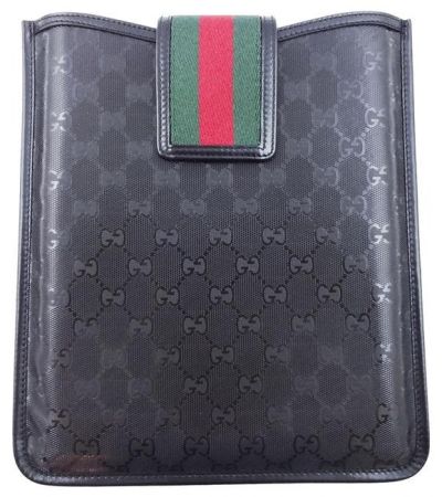 GUCCI BLACK BOX GG IMPRIME 500 LOGO IPAD CASE