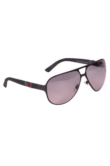 Gucci Black Rim GG2252/S Aviator Sunglasses