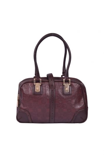 Gucci Brown Horesbit Monogram Leather Bag