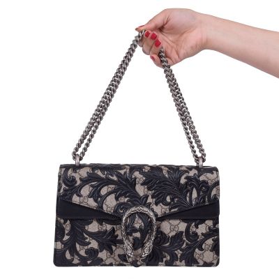 GUCCI DIONYSUS ARABESQUE GG SUPREME SHOULDER BAG