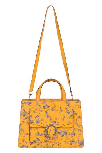 Gucci Dionysus Arabesque Mustard Handbag