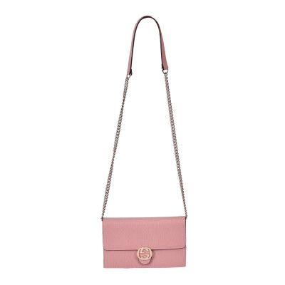 GUCCI DOLLAR CALFSKIN INTERLOCKING MINI GG