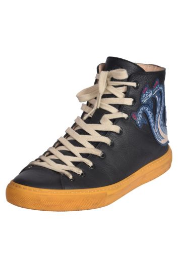 Gucci Embroidered Major High Top Sneakers