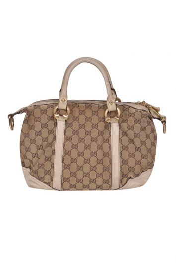 Gucci Equestrian Horseshoe Bowler Shoulder Bag