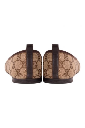 Gucci GG Bow Accents Ballet Flats