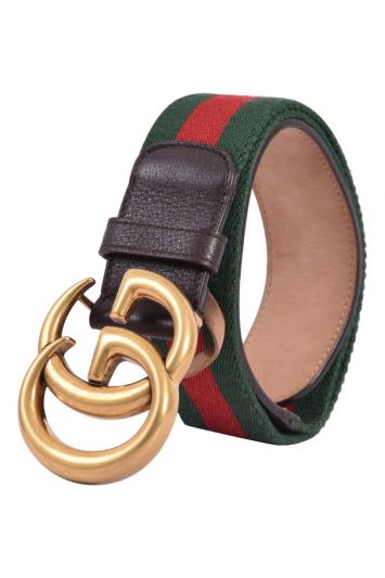 Gucci GG Interlocking Web Buckle Belt RT144-10