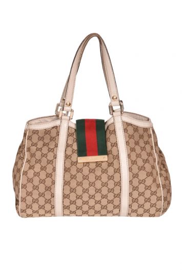 Gucci GG Monogram Canvas New Lady Web Shoulder Bag