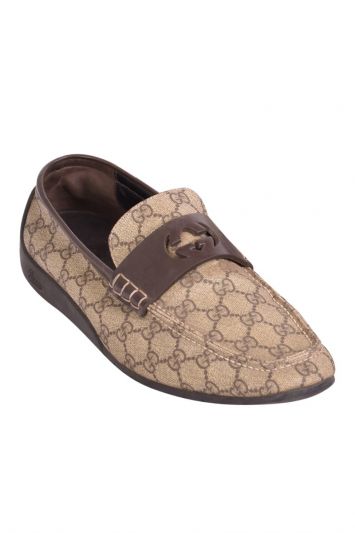 Gucci GG Monogram Moccasins