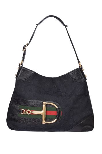 Gucci GG Sherry HorsebitCanvas Shoulder Bag