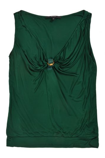 Gucci Green Sleevesless Top