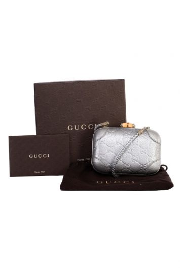 GUCCI GUCCISSIMA LEATHER CLUTCH SLING BAG