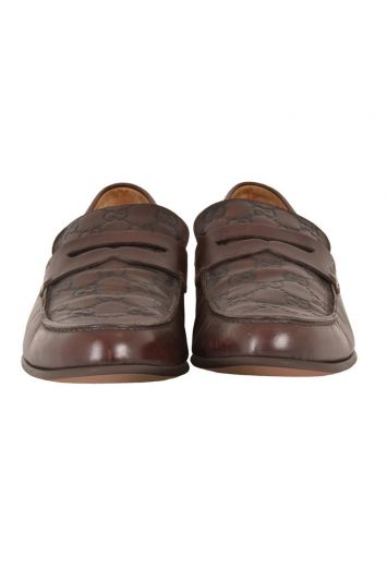 GUCCI GUCCISSIMA LEATHER DRIVER SHOES