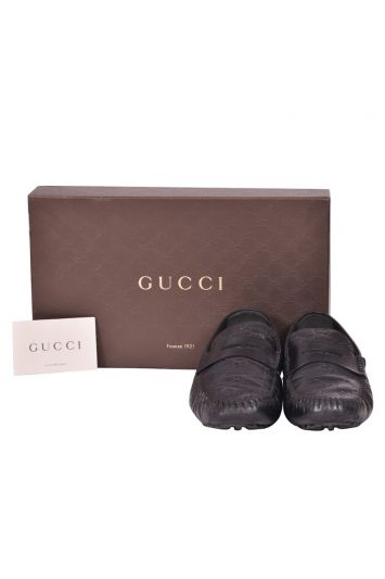 Gucci Guccissima Monogram Leather Loafers RT128-10