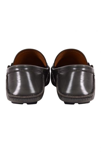 Gucci Horsebit Leather Bamboo Loafers