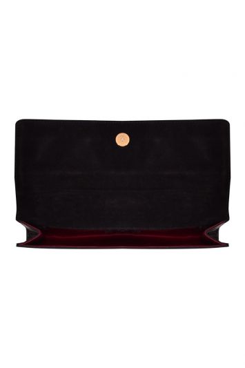 Gucci Patent Leather Buckle Clutch