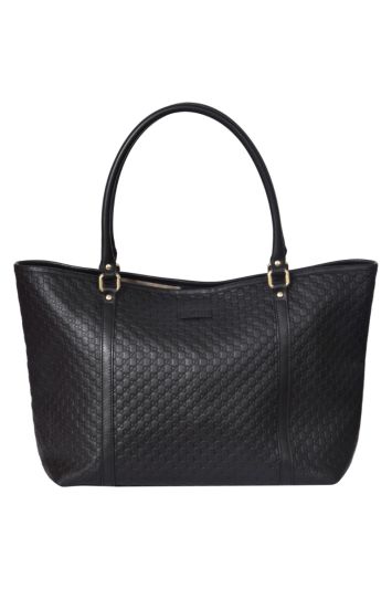 Gucci Micro Guccissima Black Leather Handbag