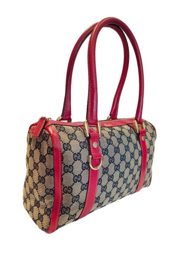 GUCCI MONOGRAM BOWLING BAG