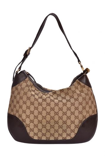 Gucci Monogram Charlotte Medium Hobo Bag