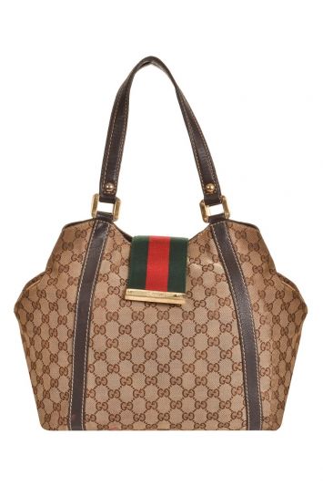 GUCCI NEW LADIES WEB TOTE BAG