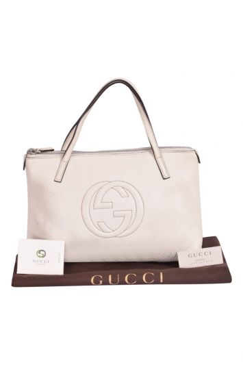 Gucci Pebbled Calfskin Soho Bag