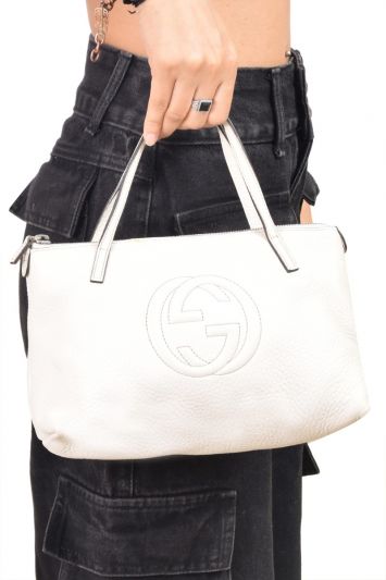 Gucci Pebbled Calfskin Soho Bag