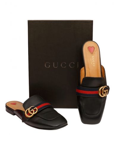 GUCCI PEYTON SLIDE LOAFERS