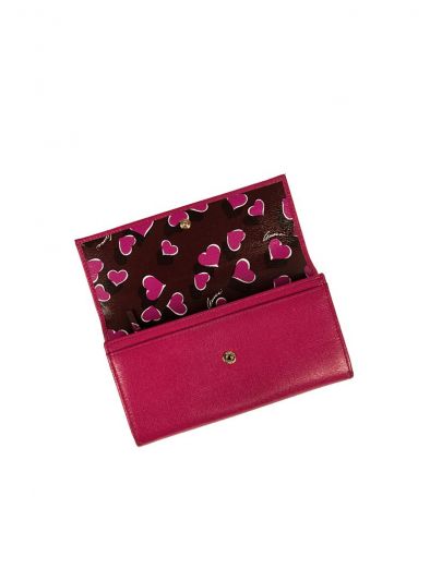 GUCCI PINK GG LEATHER WALLET