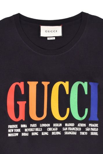 Gucci Rainbow Cities T Shirt