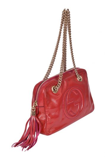 Gucci Soho Patent Leather Small Shoulder Bag