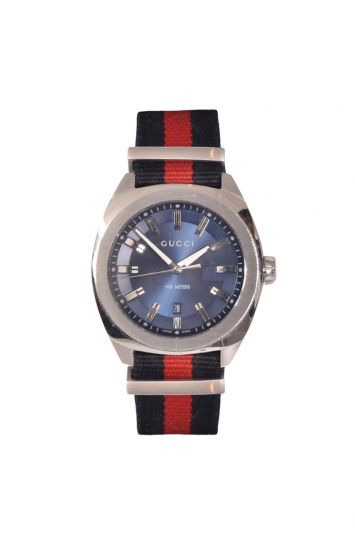 Gucci Stainless Steel & Nylon Web Watch