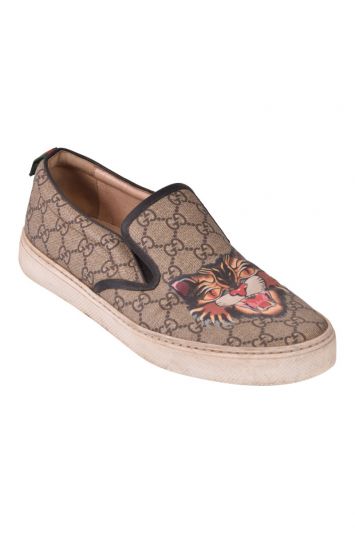 Gucci Tiger Slip On Loafers