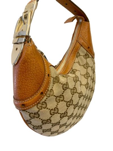 GUCCI VINTAGE MINI GG MONOGRAM CANVAS BAG