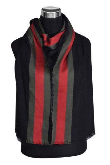 Gucci Web Black Monogram Stole