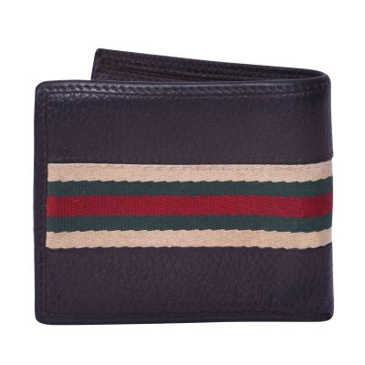 GUCCI WEB LEATHER WALLET