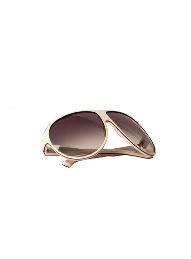 GUCCI WHITE HAVANA AVIATOR SUNGLASSES