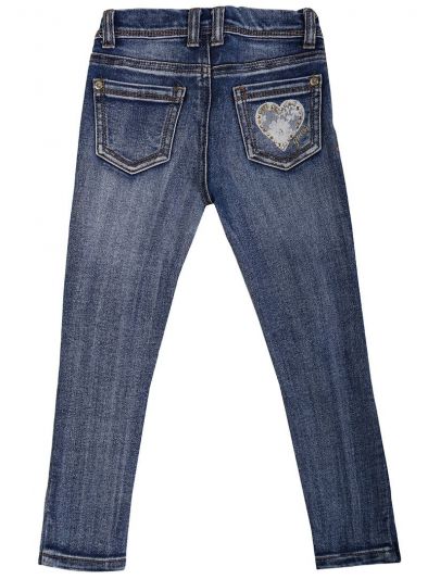 GUESS BLUE EMBROIDERED JEANS