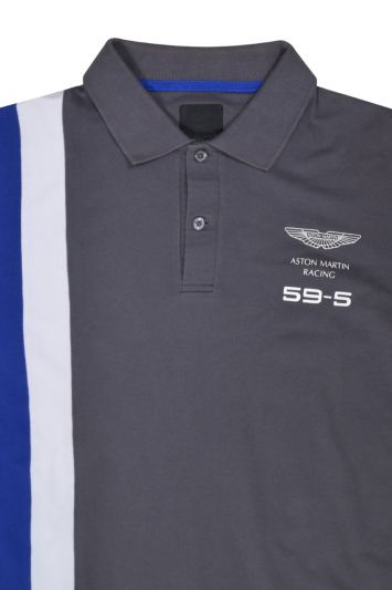 Hackett Aston Martin Racing Blue Polo T shirt
